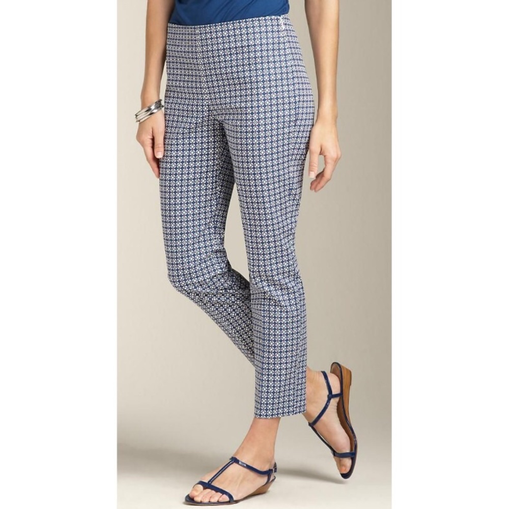 Talbots Heritage Kaleidoscope Pattern Pant 20 Plus